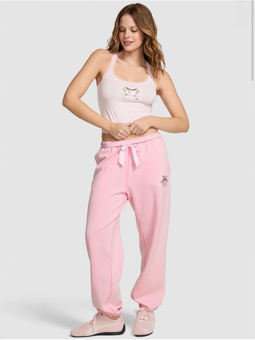 Victoria Secret PINK X LOVESHACKFANCY JOGGER SWEATPANTS